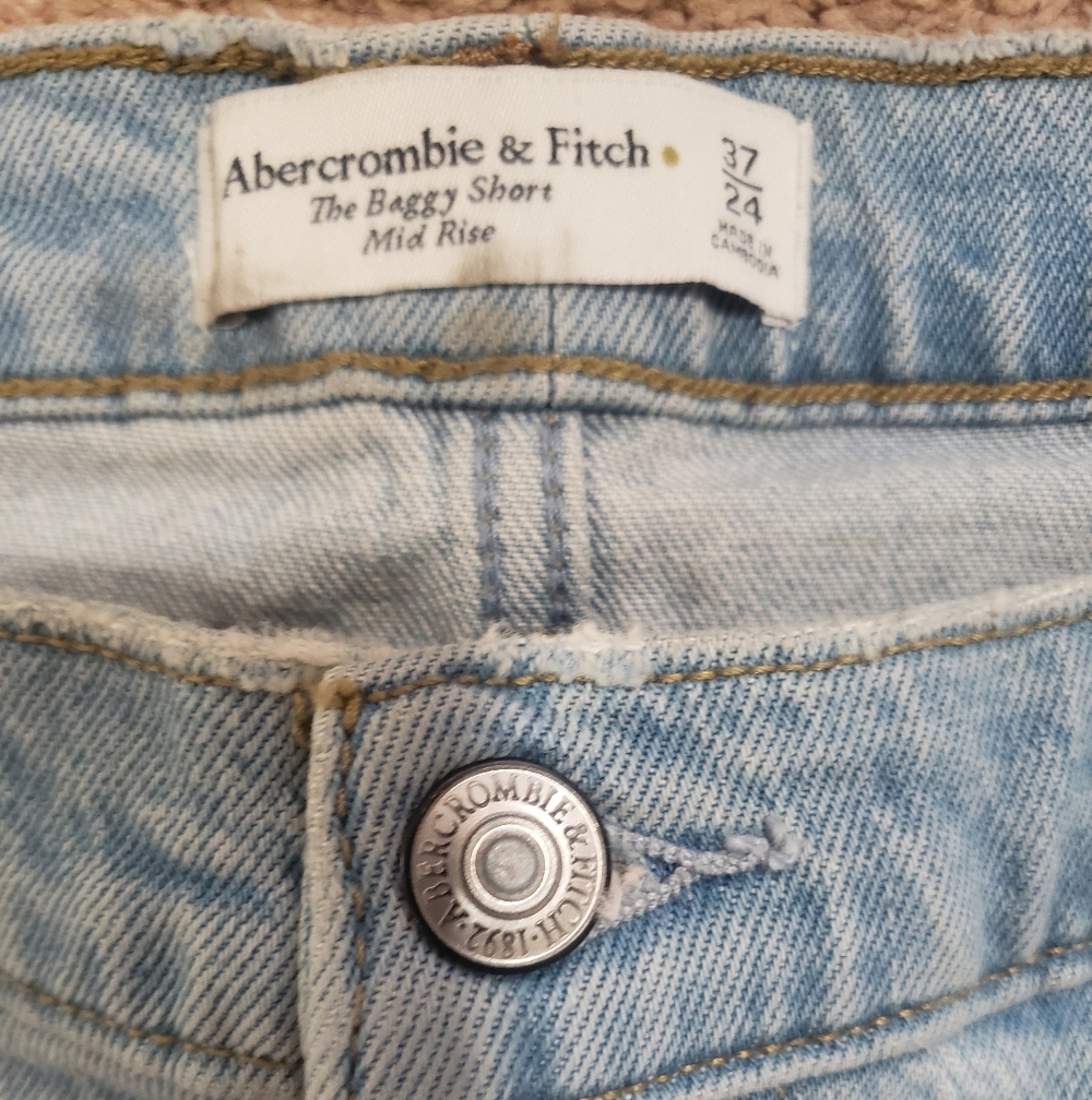 Abercrombie & Fitch Shorts. Baggy Short. Mid Rise. Plus Size. 37/24 - Picture 4 of 4